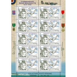 France - Poste Aérienne F95a - Commandant René Mouchotte