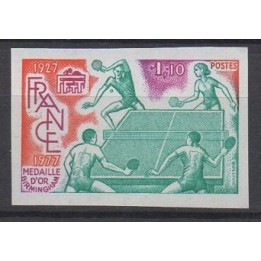 France - 1961a Non Dentelé
