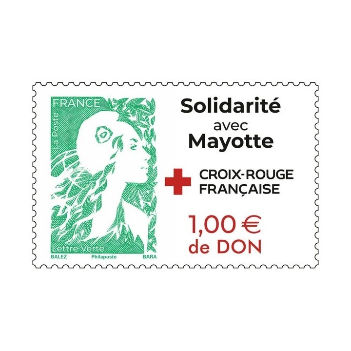 France - 2025 Marianne de l\'avenir - Solidarité avec Mayotte