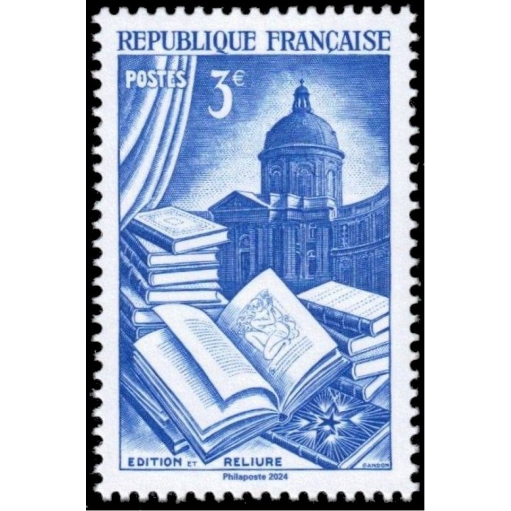 Timbre de collection France - 5837A Timbre issu du Diorama Naissance de l'Imprimerie