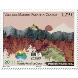 Timbre de collection Andorre Francais - 913
