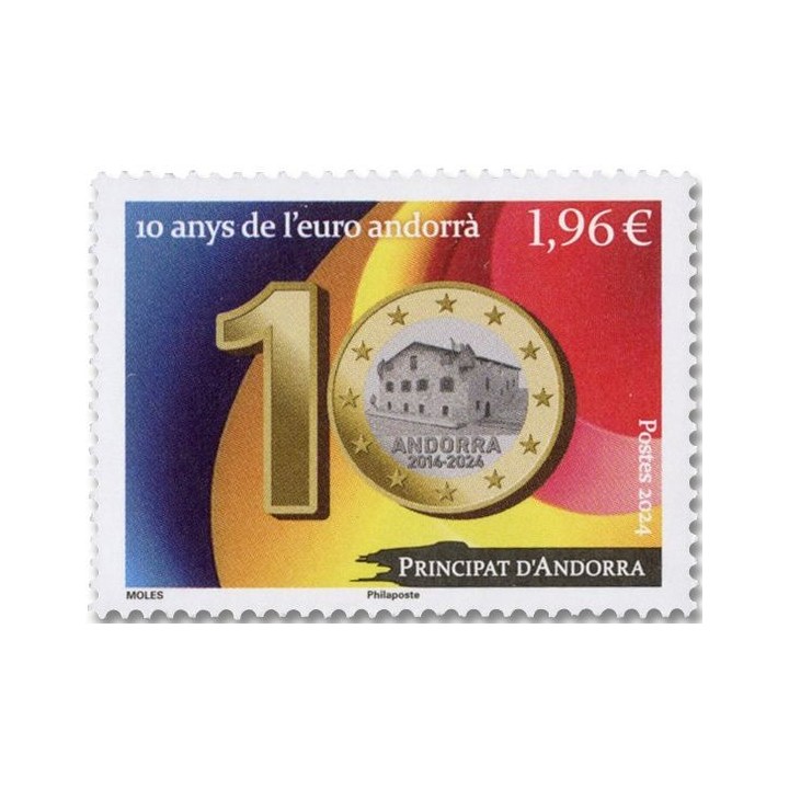 Timbre de collection Andorre Francais - 917