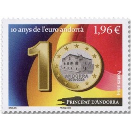 Timbre de collection Andorre Francais - 917