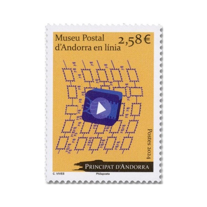 Timbre de collection Andorre Francais - 918