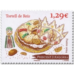Timbre de collection Andorre Francais - 919