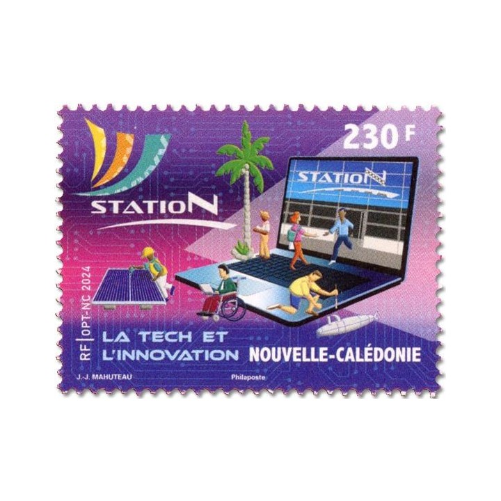 Timbre de collection Nouvelle-Caledonie - 1468
