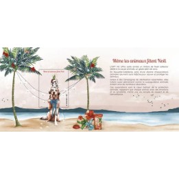 Timbre de collection Nouvelle-Caledonie - F1477 Encart Noel 2024