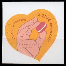 Timbre de collection France - Autoadhésif 2528 Cœur Pierre Hermé Paris \"lettre 100g\"