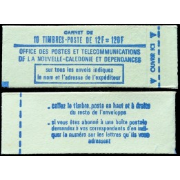 Timbre de collection Nouvelle-Caledonie - Carnet 0386