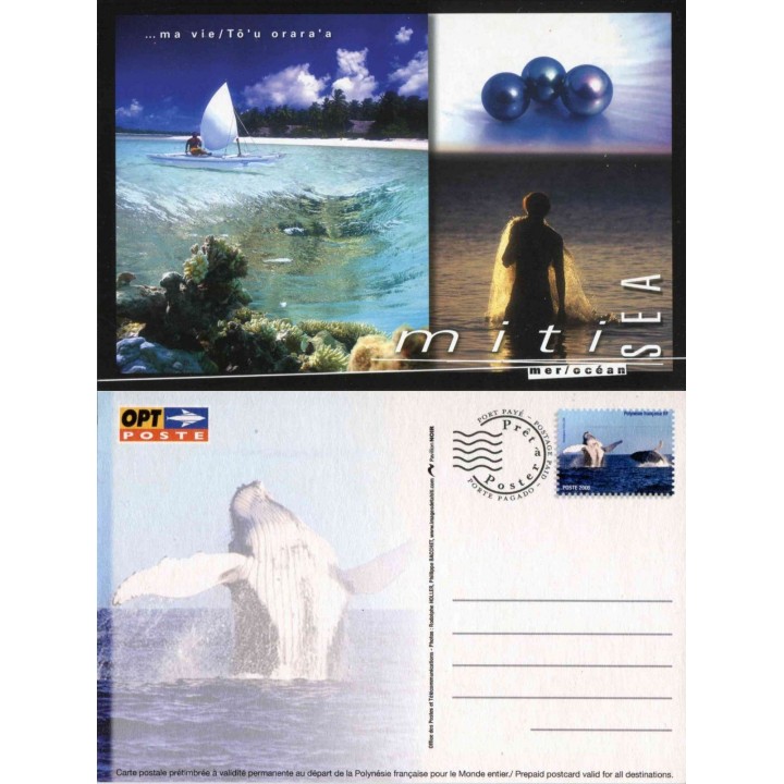 Timbre de collection Polynesie Francaise - Entier Postal 21-CP