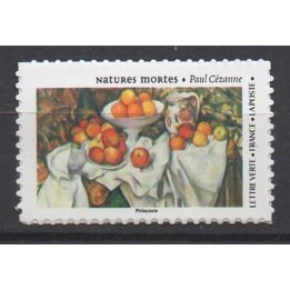 Timbre de collection France - Autoadhésif 2336A Nature Mortes - Paul Cezanne