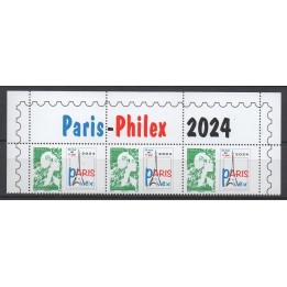 Timbre de collection France - 5764 - Paris-Philex 2024 - Haut de feuille