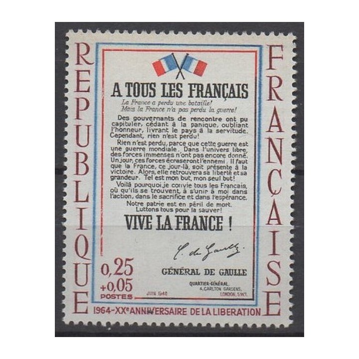 Timbre de collection France - 1408d