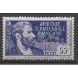 Timbre de collection AEF - 132b