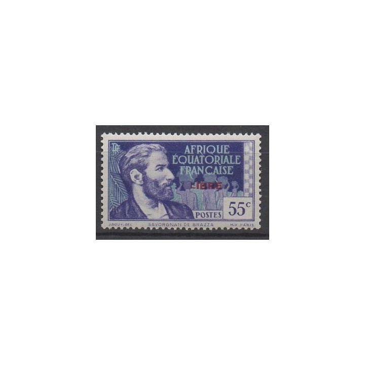Timbre de collection AEF - 132b