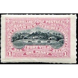 Timbre de collection Nlles Hebrides - Poste Locale 1