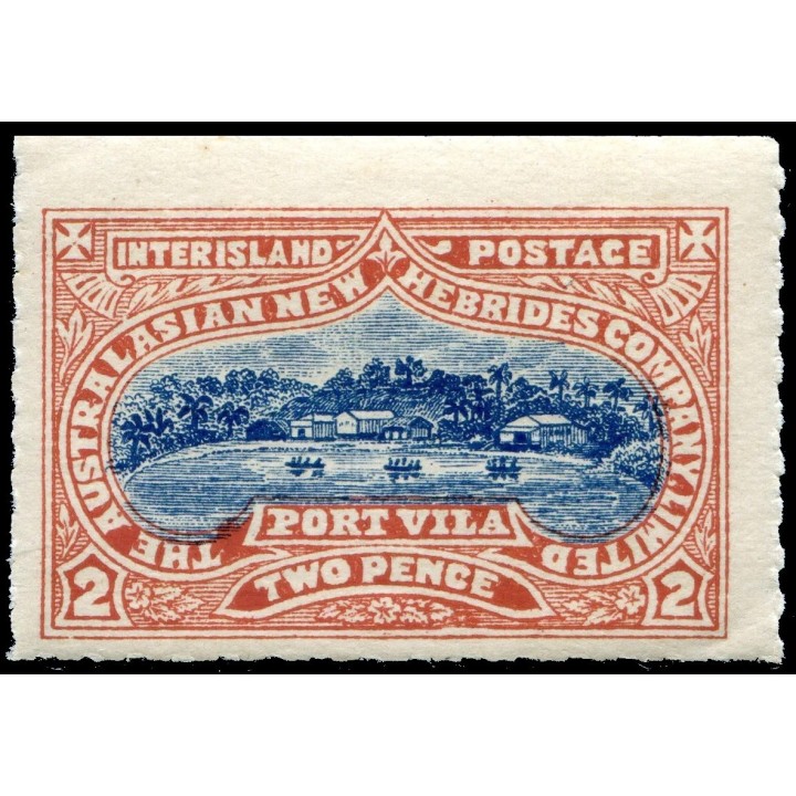 Timbre de collection Nlles Hebrides - Poste Locale 2