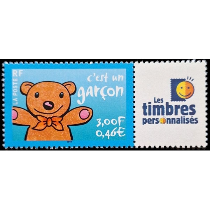 Timbre de collection France - 3431Aa Personnalisé TP