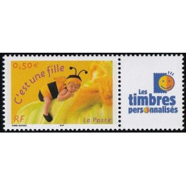 Timbre de collection France - 3634Aa Personnalisé TP
