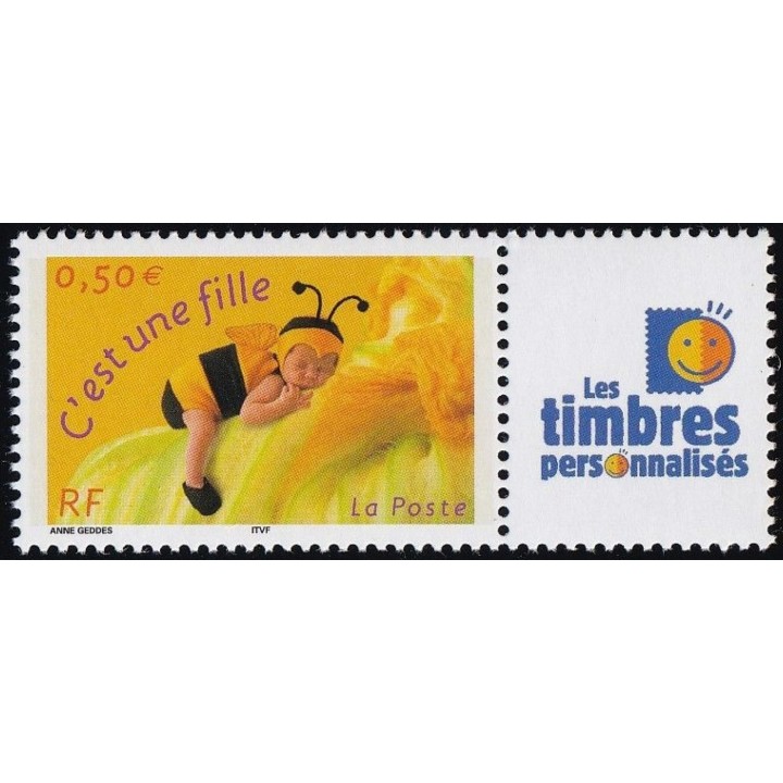 Timbre de collection France - 3634Aa Personnalisé TP