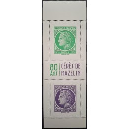 Timbre de collection France - 5865 et 5866 Couverture du Carnet \"Cérès de Mazelin - Salon de printemps 2025\"