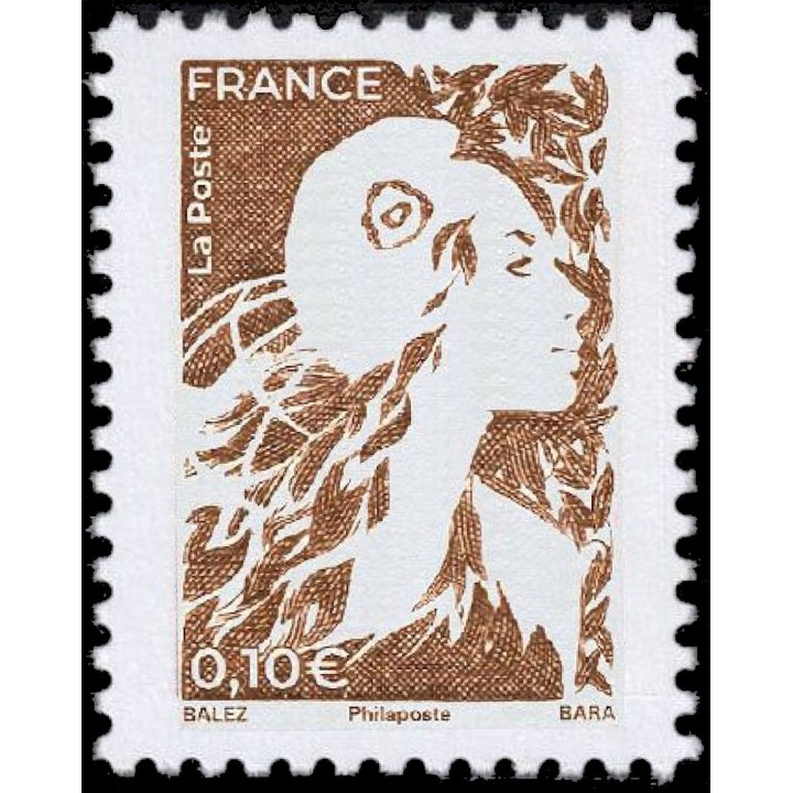 Timbre de collection France - 5867 - Timbre gommé 2025 \"Marianne de l Avenir - Complément d'affranchissement 0,10€\"