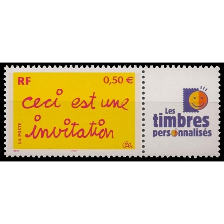 Timbre de collection France - 3636Aa Personnalisé TP