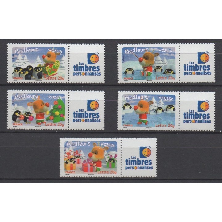 Timbre de collection France - 3986A/90A Personnalisé TP