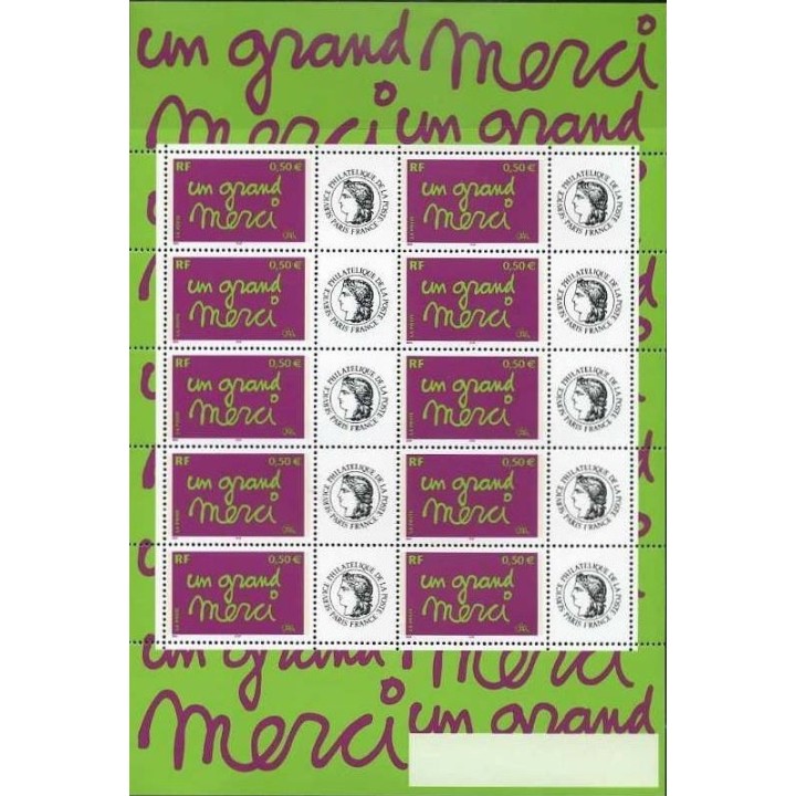Timbre de collection France - F3637Aa Personnalisé Ceres