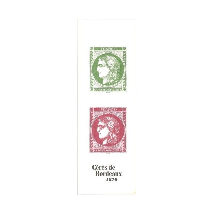 Timbre de collection France - 5452 et 5453 - Couverture Carnet \"1870 Marianne Cérès de Bordeaux\"