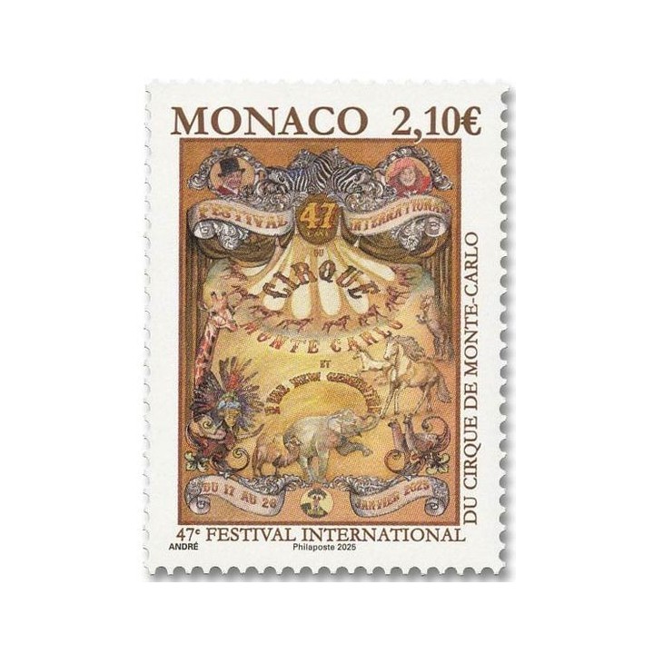 Timbre de collection Monaco - 3471