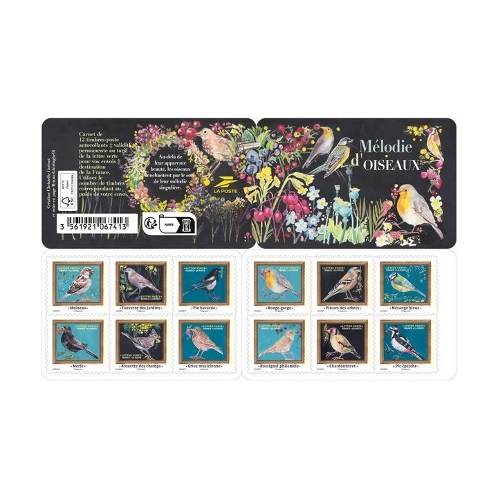 Timbre de collection France - Autoadhésif Carnet BC2530
