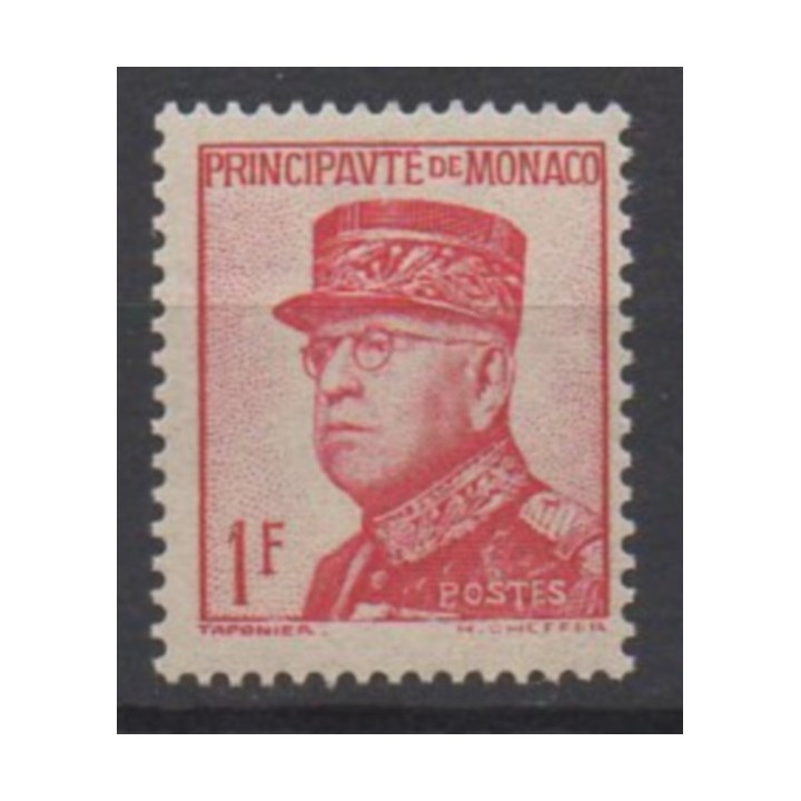Timbre de collection Monaco - 0163a