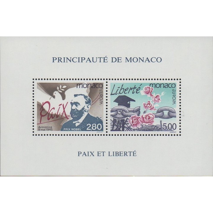Timbre de collection Monaco - Blocs Speciaux 26