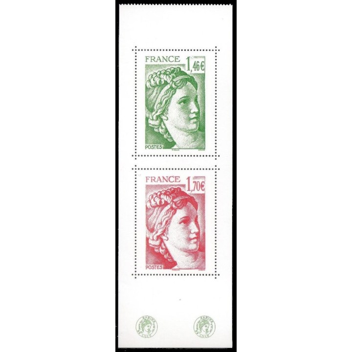 Timbre de collection France - 5185 et 5186 - Couverture Carnet \"40eme anniversaire de la Sabine de Gandon\"