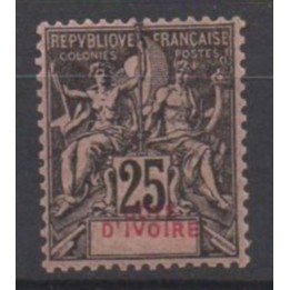 Timbre de collection Cote d'Ivoire - 008b