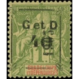 Timbre de collection Guadeloupe - 054