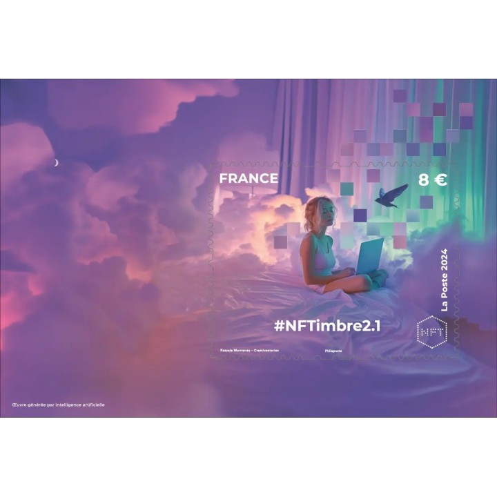 Timbre de collection France - Crypto NFT 2-1
