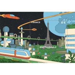Timbre de collection France - Crypto NFT 4-2