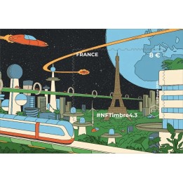 Timbre de collection France - Crypto NFT 4-3