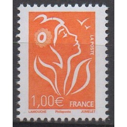 Timbre de collection France - 3739B - Timbre gommé 2025 \"Marianne Lamouche 2005-2025 - 1€ - philaposte\"