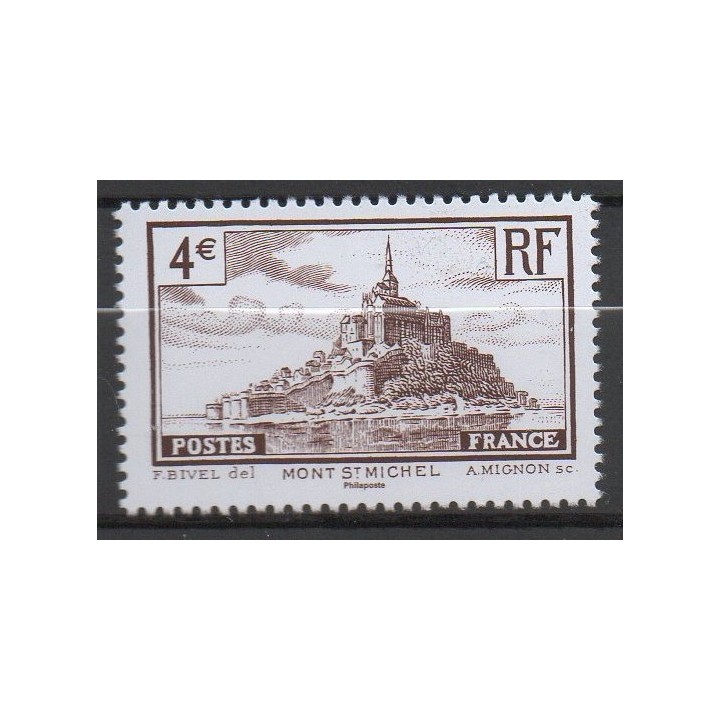 Timbre de collection France - 0260A - Le Mont Saint Michel - Philaposte 2022