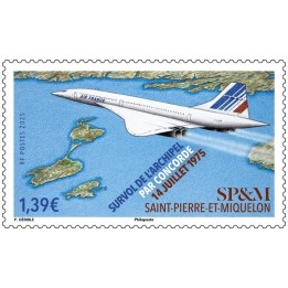 Timbre de collection Saint-Pierre et Miquelon - 1358 Concorde