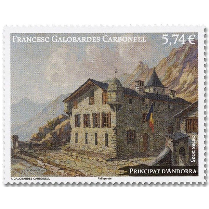Timbre de collection Andorre Francais - 921
