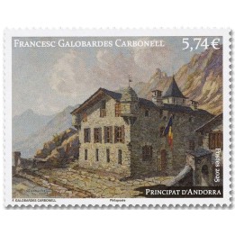 Timbre de collection Andorre Francais - 921