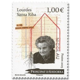 Timbre de collection Andorre Francais - 923