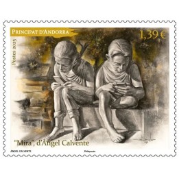Timbre de collection Andorre Francais - 927