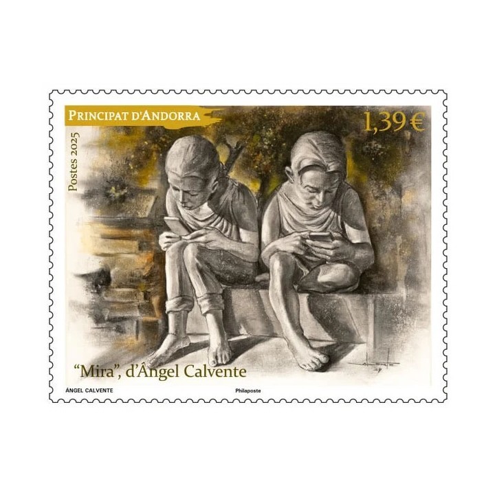 Timbre de collection Andorre Francais - 927