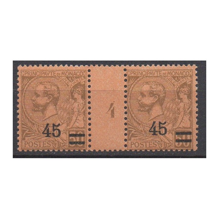 Timbre de collection Monaco - 0070 Millésime 4 (1924)