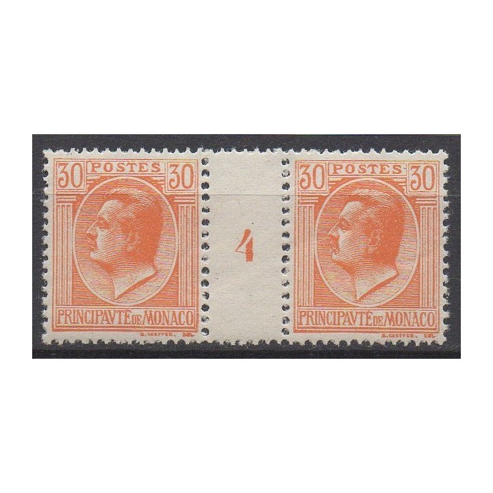 Timbre de collection Monaco - 0082 Millésime 4 (1924)